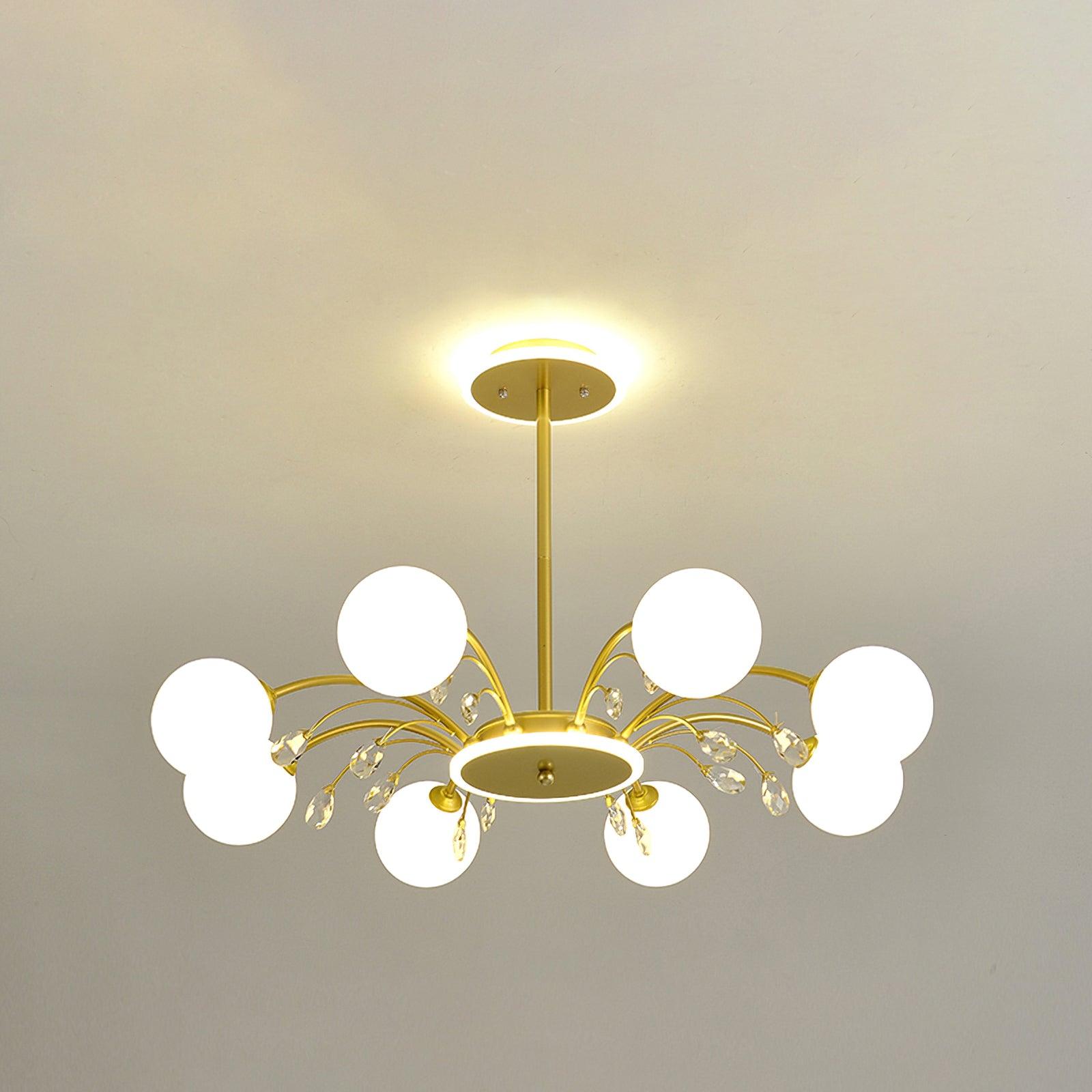 Lustra Suspension en Verre Goutte de Pluie - Neutralighting
