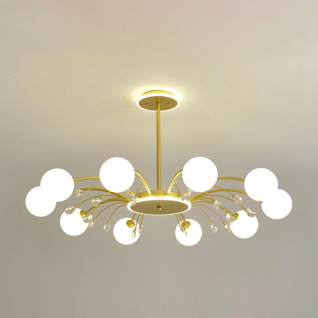 Lustra Suspension en Verre Goutte de Pluie - Neutralighting