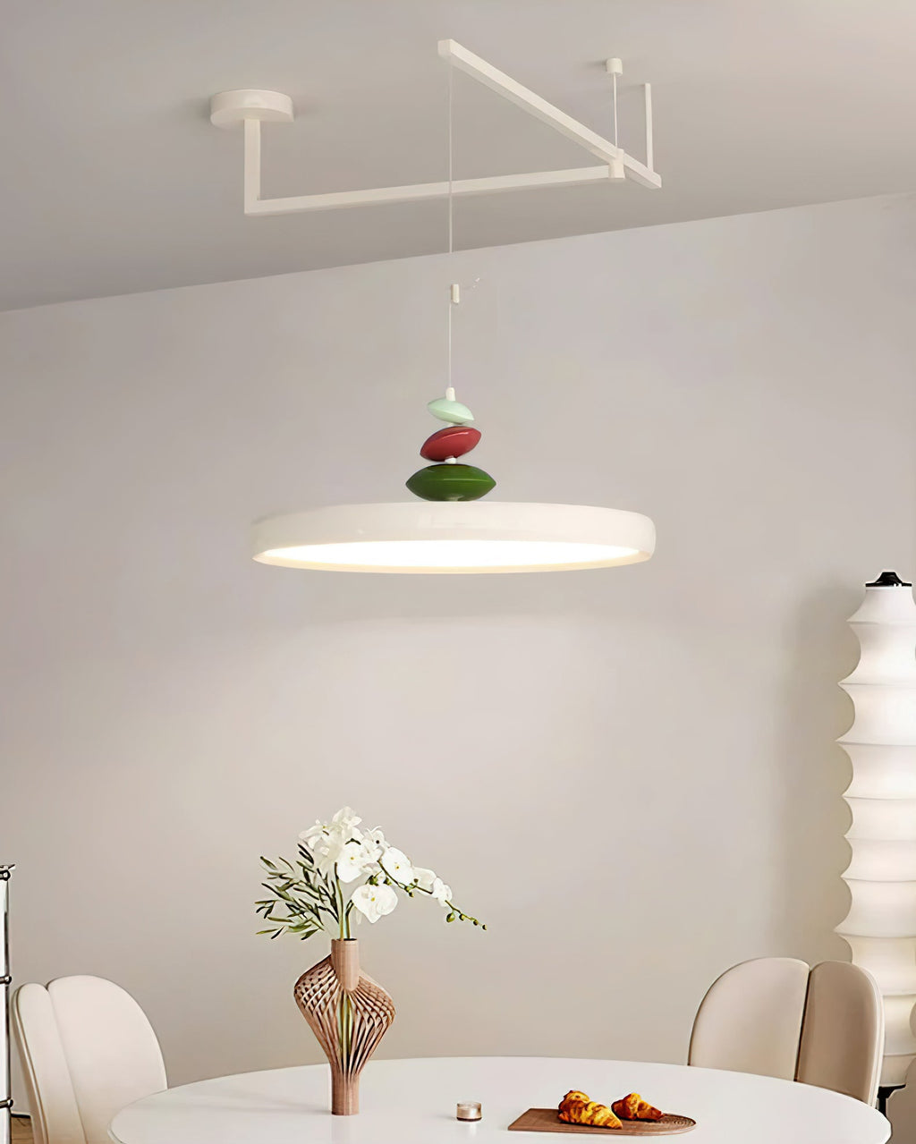 Suspension Acrylique Abat-jour Rond Décoratif Moderne - Neutralighting