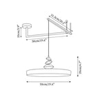 Suspension Acrylique Abat-jour Rond Décoratif Moderne - Neutralighting