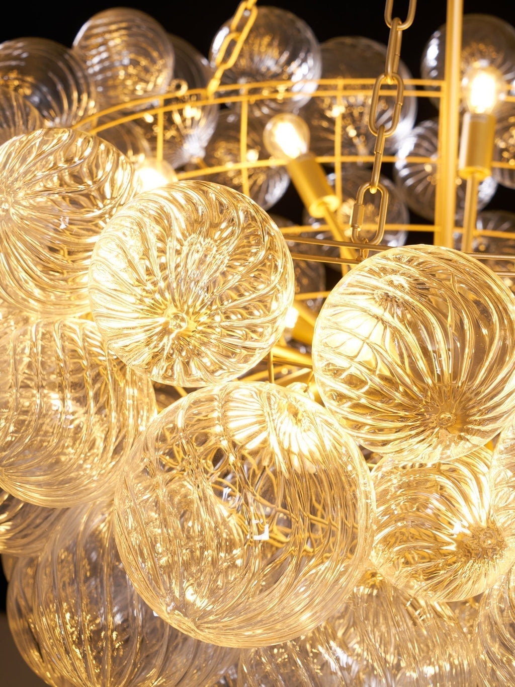 Aurora Lustre Moderne en Verre Boule Bulle - Neutralighting