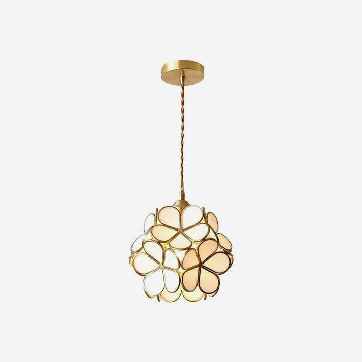 Lustra Suspension en Verre en Forme de Pétale pour Cuisine - Neutralighting