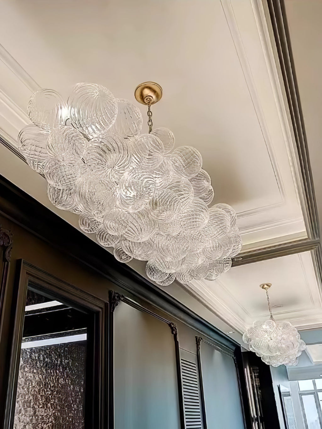 Aurora Lustre Moderne en Verre Boule Bulle - Neutralighting