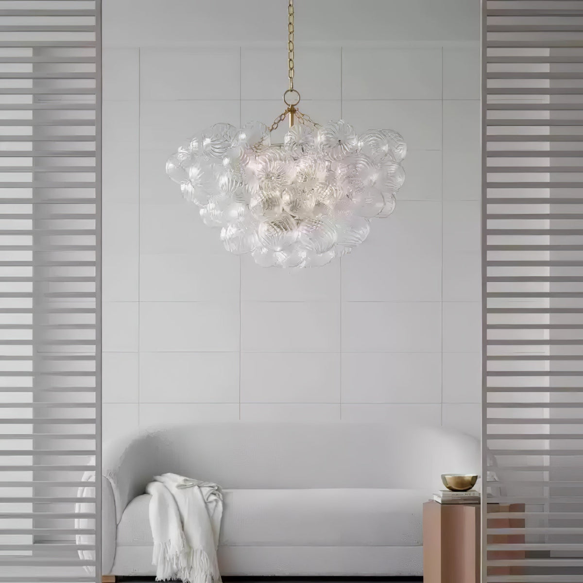 Aurora Lustre Moderne en Verre Boule Bulle - Neutralighting