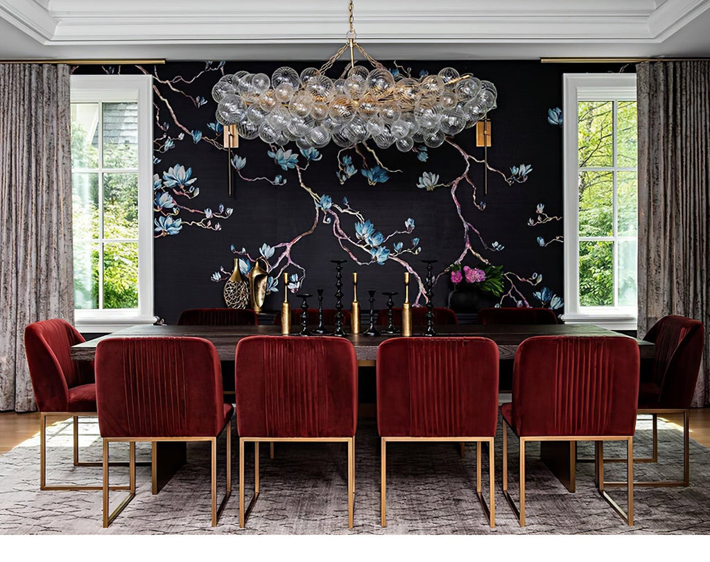 Aurora Lustre Moderne en Verre Boule Bulle - Neutralighting