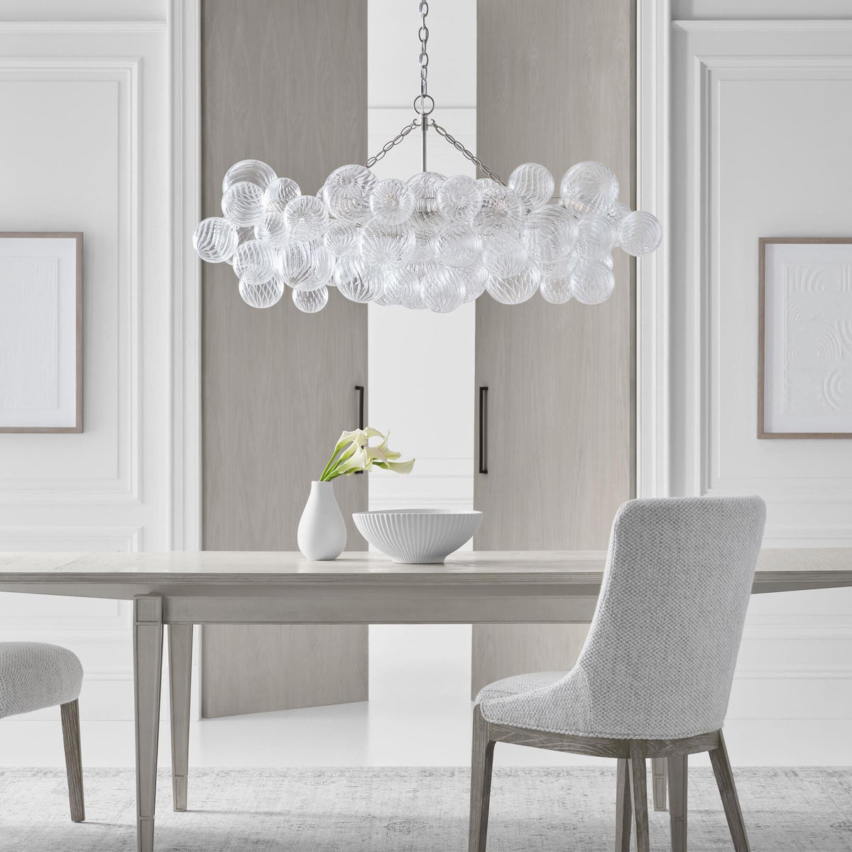 Aurora Lustre Moderne en Verre Boule Bulle - Neutralighting