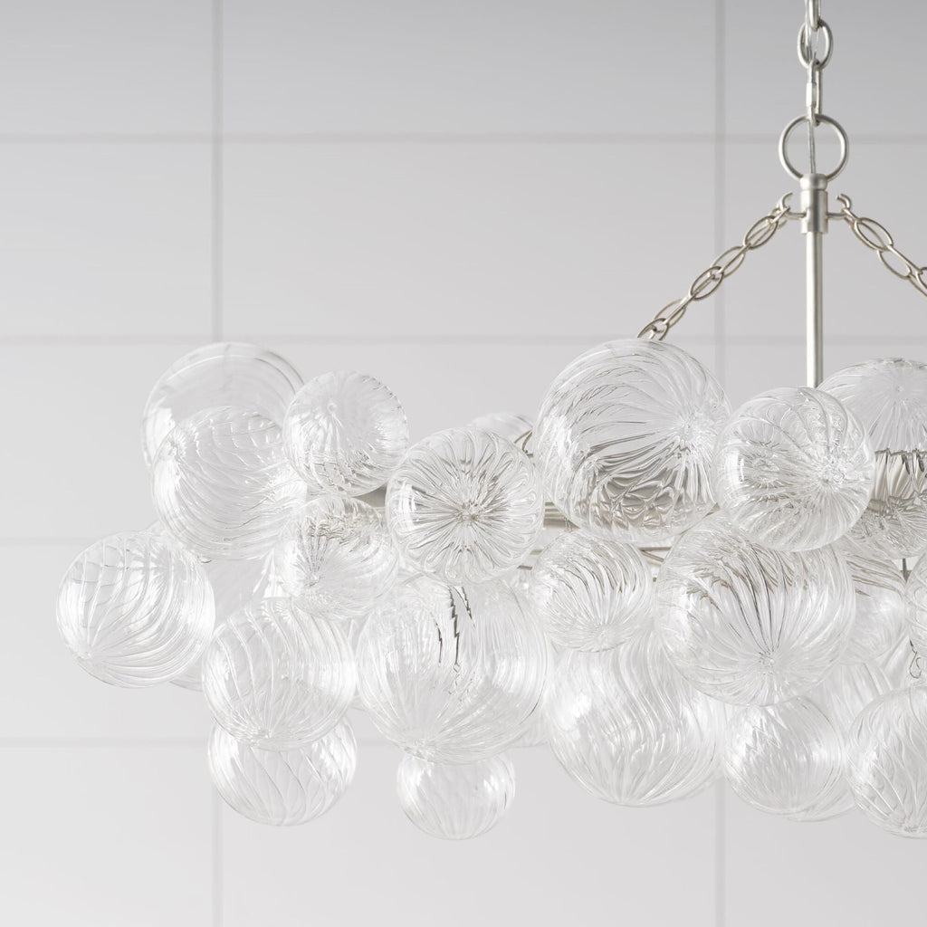 Aurora Lustre Moderne en Verre Boule Bulle - Neutralighting
