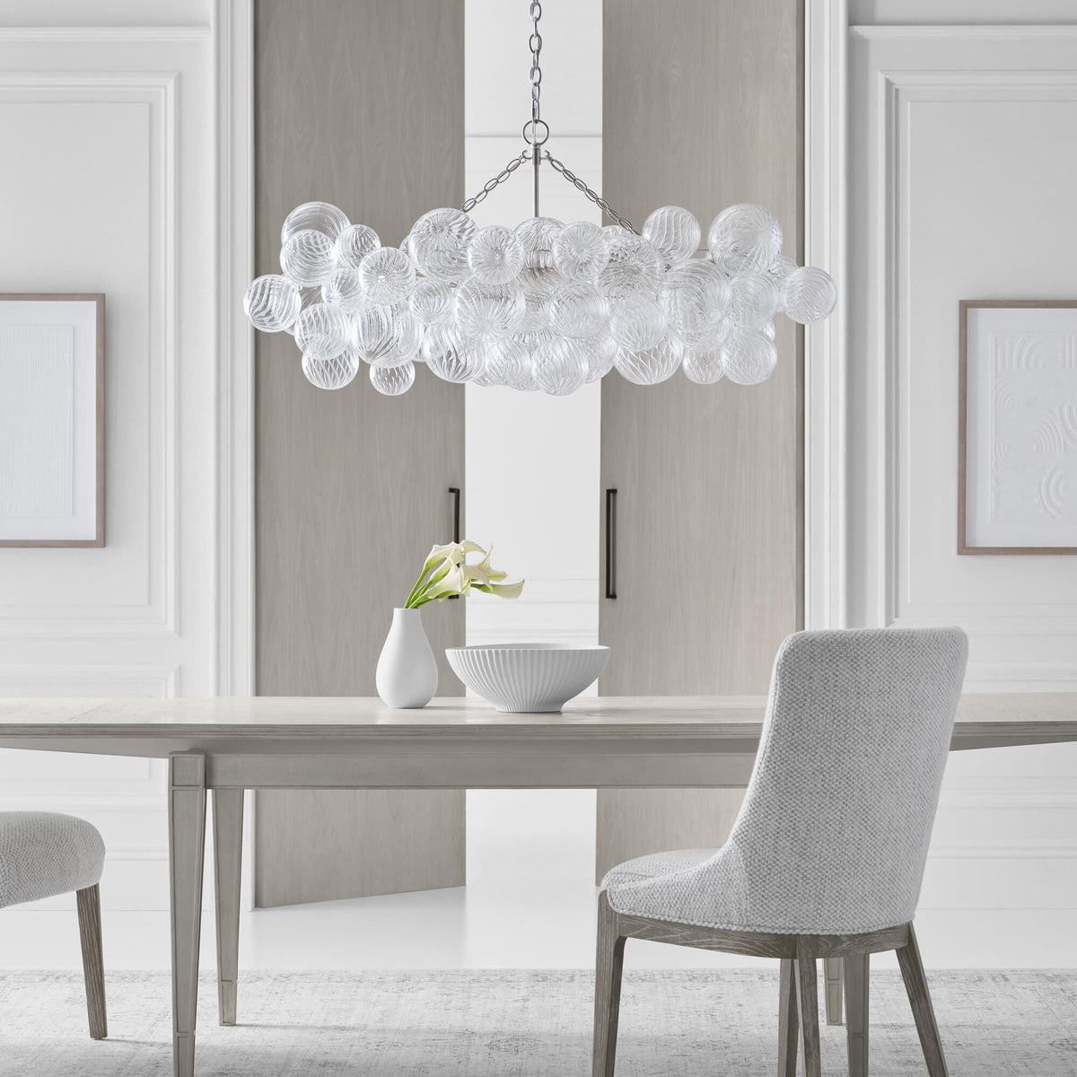 Aurora Lustre Moderne en Verre Boule Bulle - Neutralighting