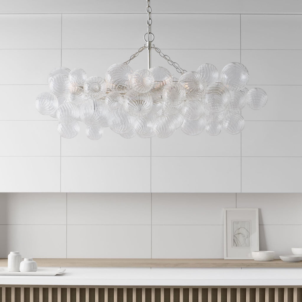 Aurora Lustre Moderne en Verre Boule Bulle - Neutralighting