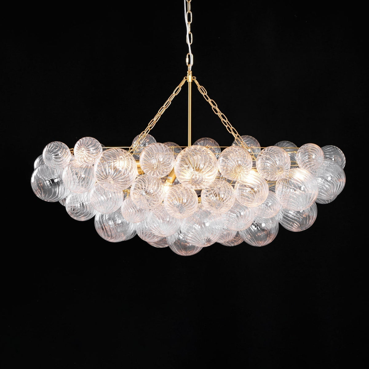 Aurora Lustre Moderne en Verre Boule Bulle - Neutralighting