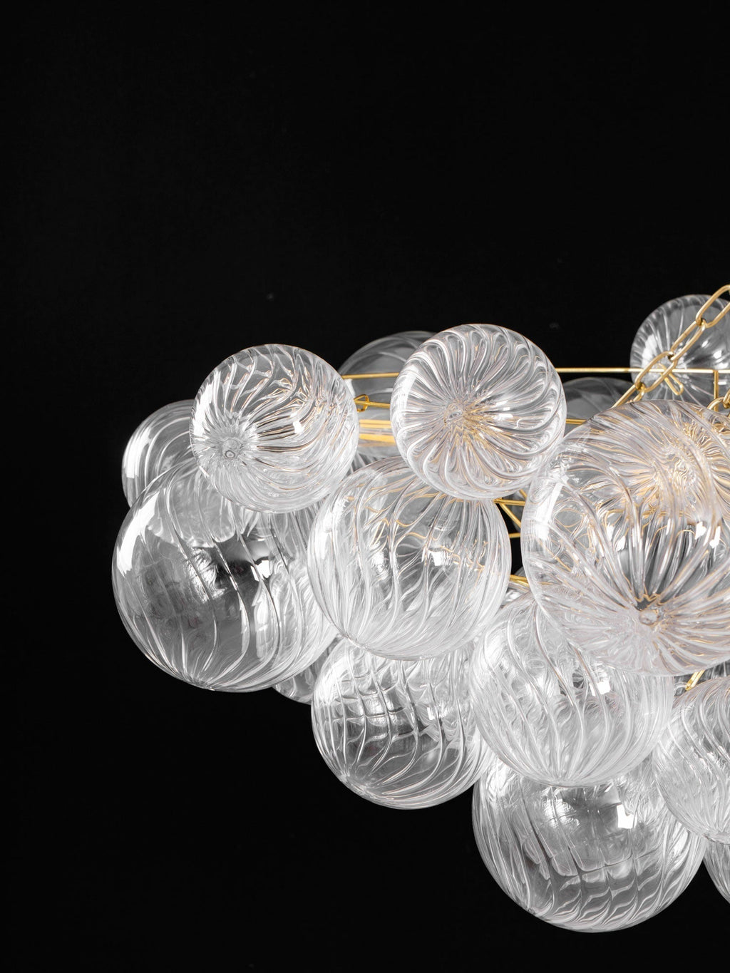 Aurora Lustre Moderne en Verre Boule Bulle - Neutralighting