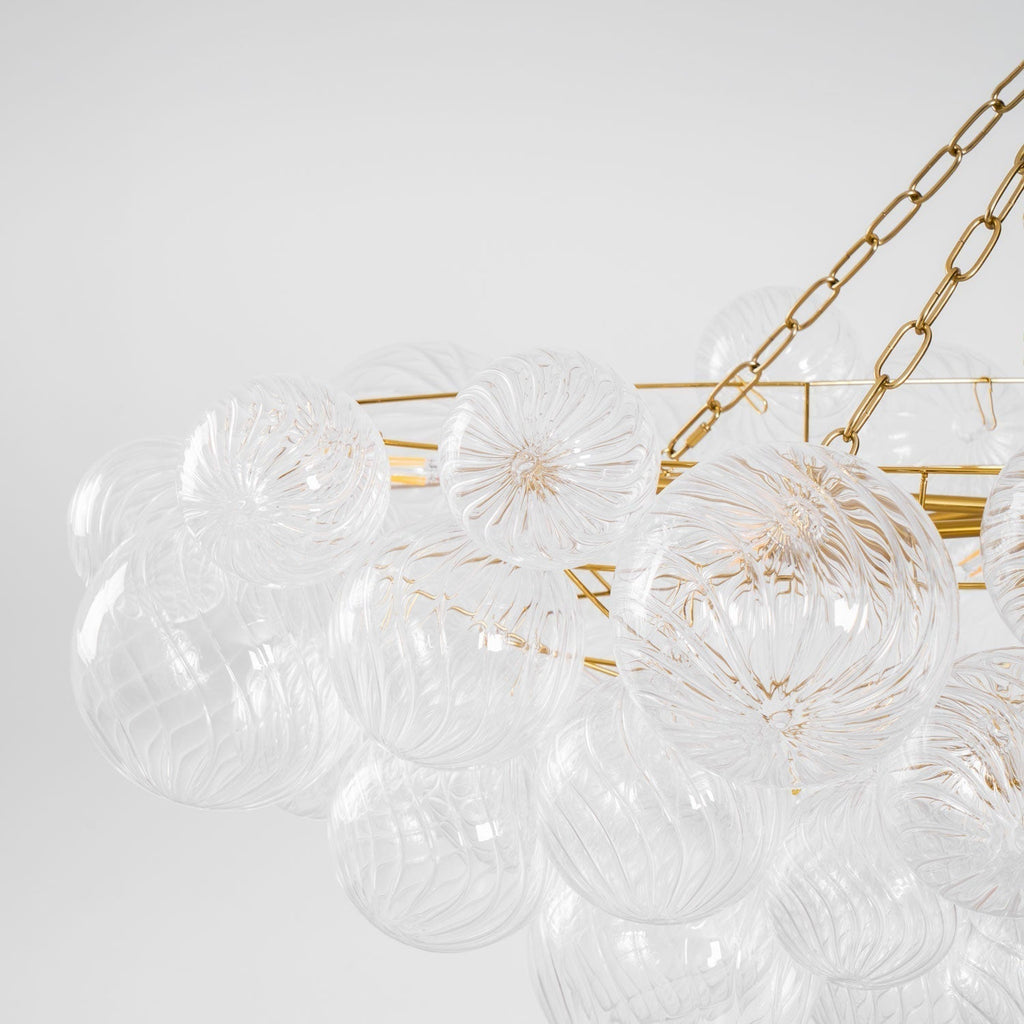 Aurora Lustre Moderne en Verre Boule Bulle - Neutralighting