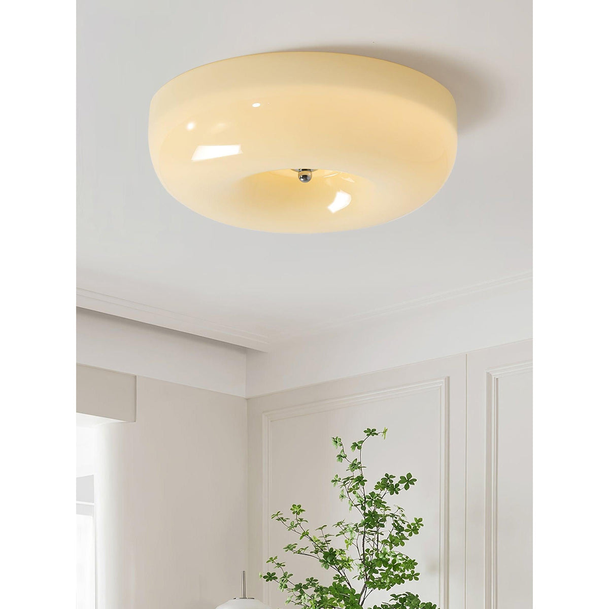 Ulsolir Plafonnier En Verre à Bouton Artistique De Qualité Supérieure - Neutralighting
