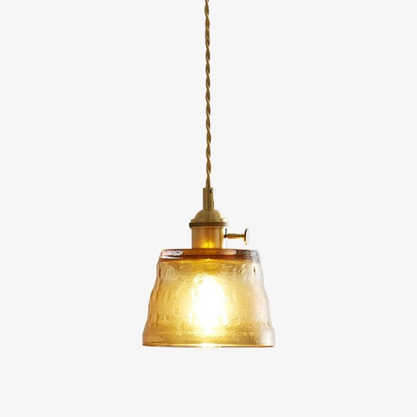 Lustra Suspension Lampe en Cuivre et Verre - Neutralighting