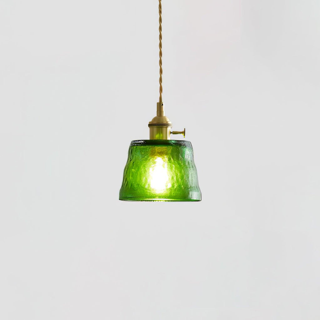 Lustra Suspension Lampe en Cuivre et Verre - Neutralighting
