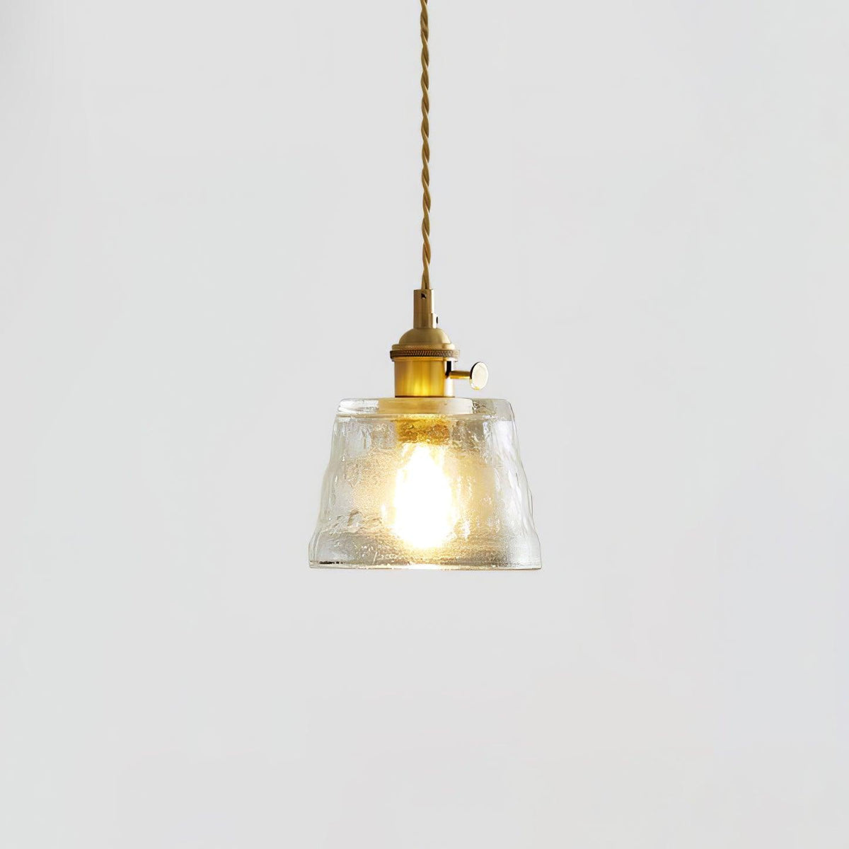 Lustra Suspension Lampe en Cuivre et Verre - Neutralighting