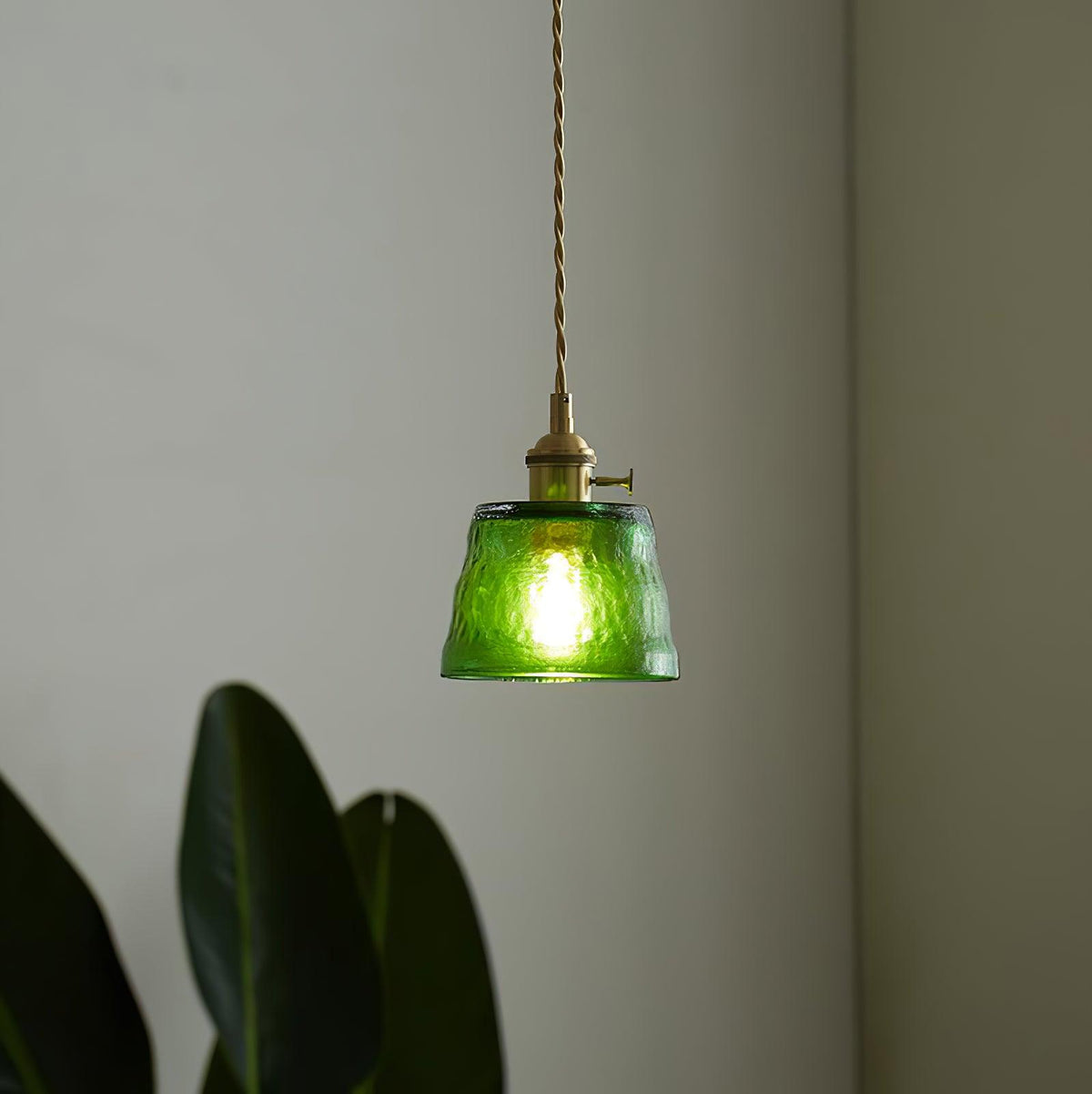 Lustra Suspension Lampe en Cuivre et Verre - Neutralighting