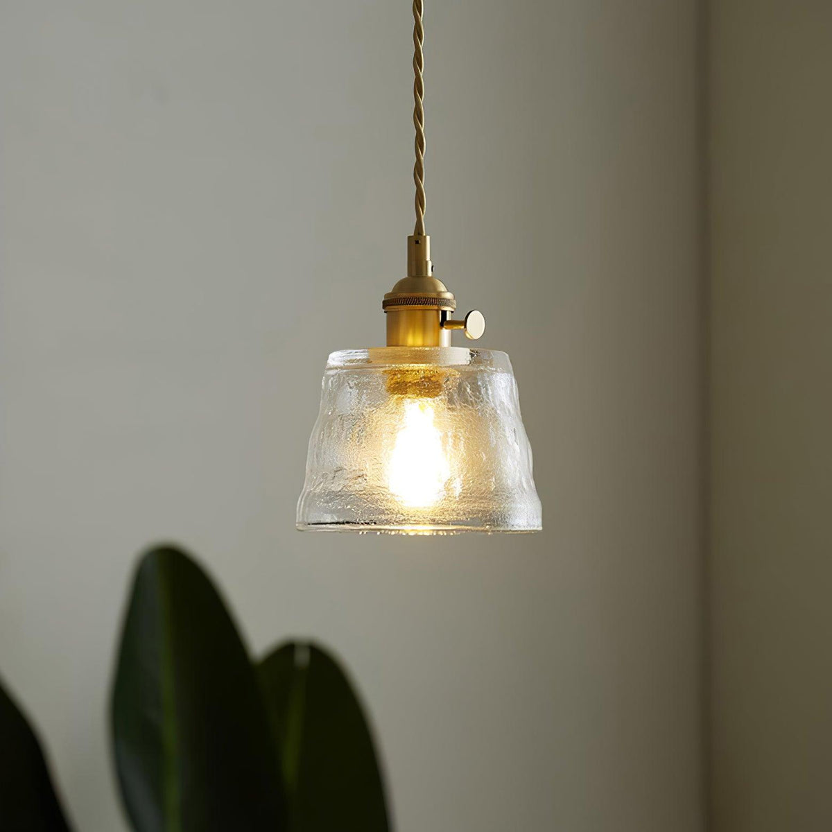 Lustra Suspension Lampe en Cuivre et Verre - Neutralighting
