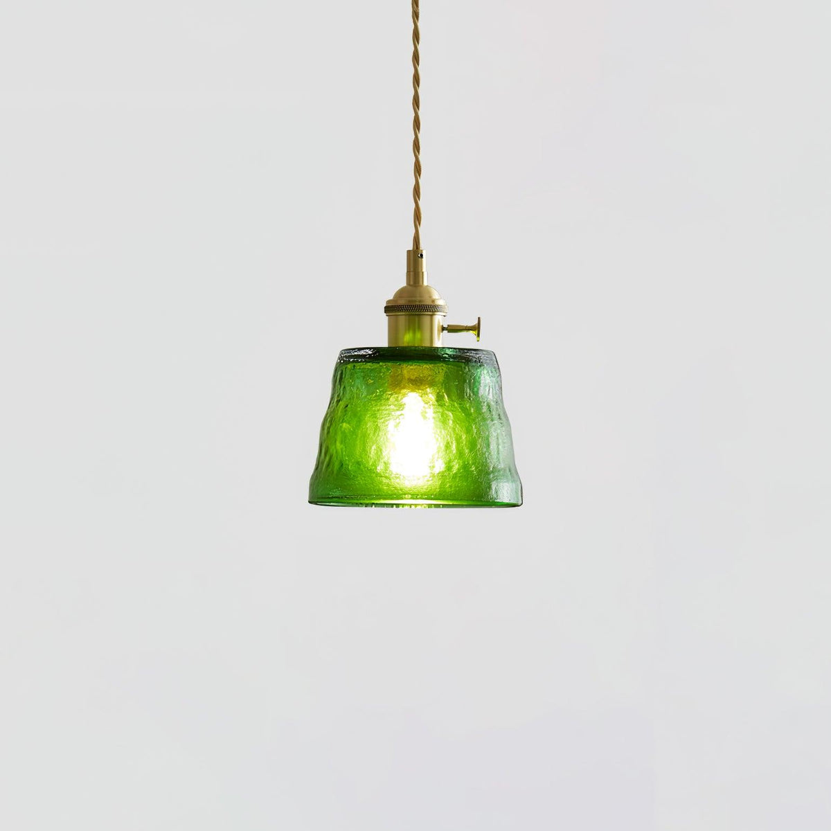 Lustra Suspension Lampe en Cuivre et Verre - Neutralighting