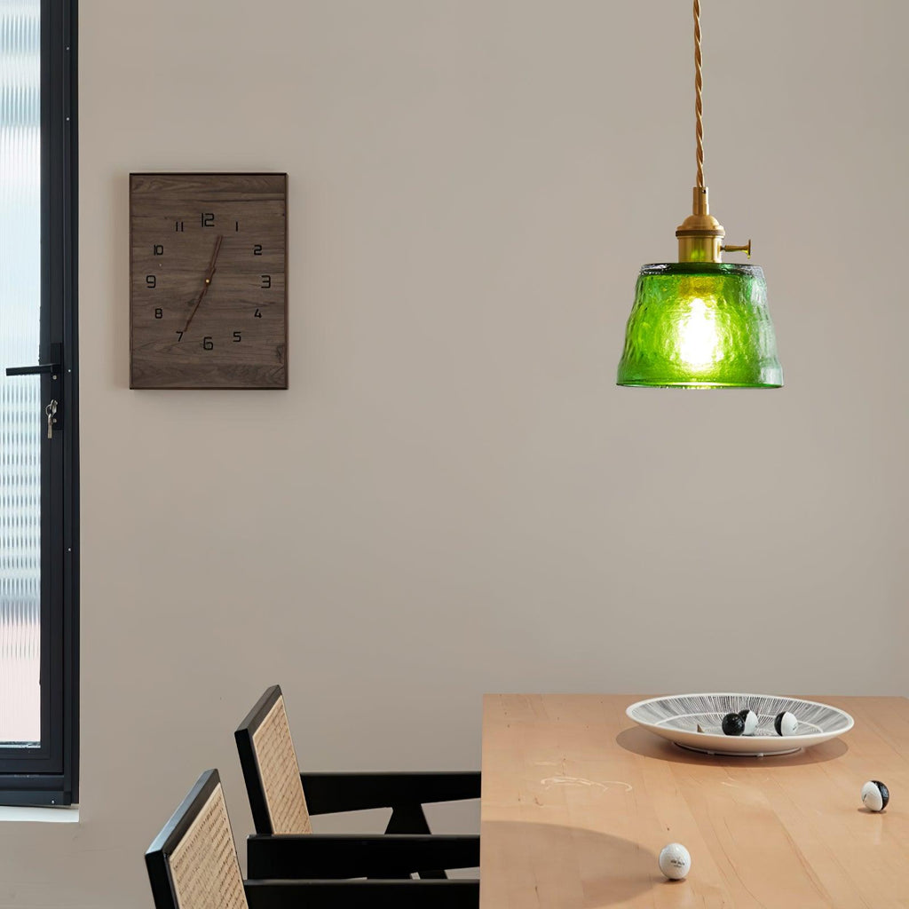 Lustra Suspension Lampe en Cuivre et Verre - Neutralighting