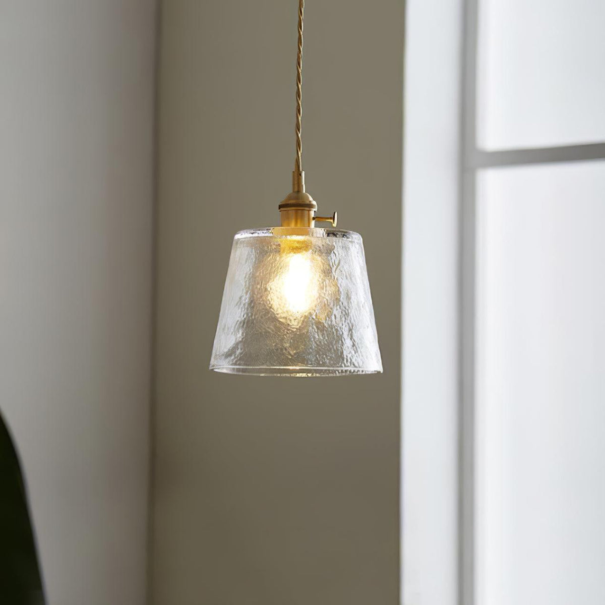 Lustra Suspension Lampe en Cuivre et Verre - Neutralighting