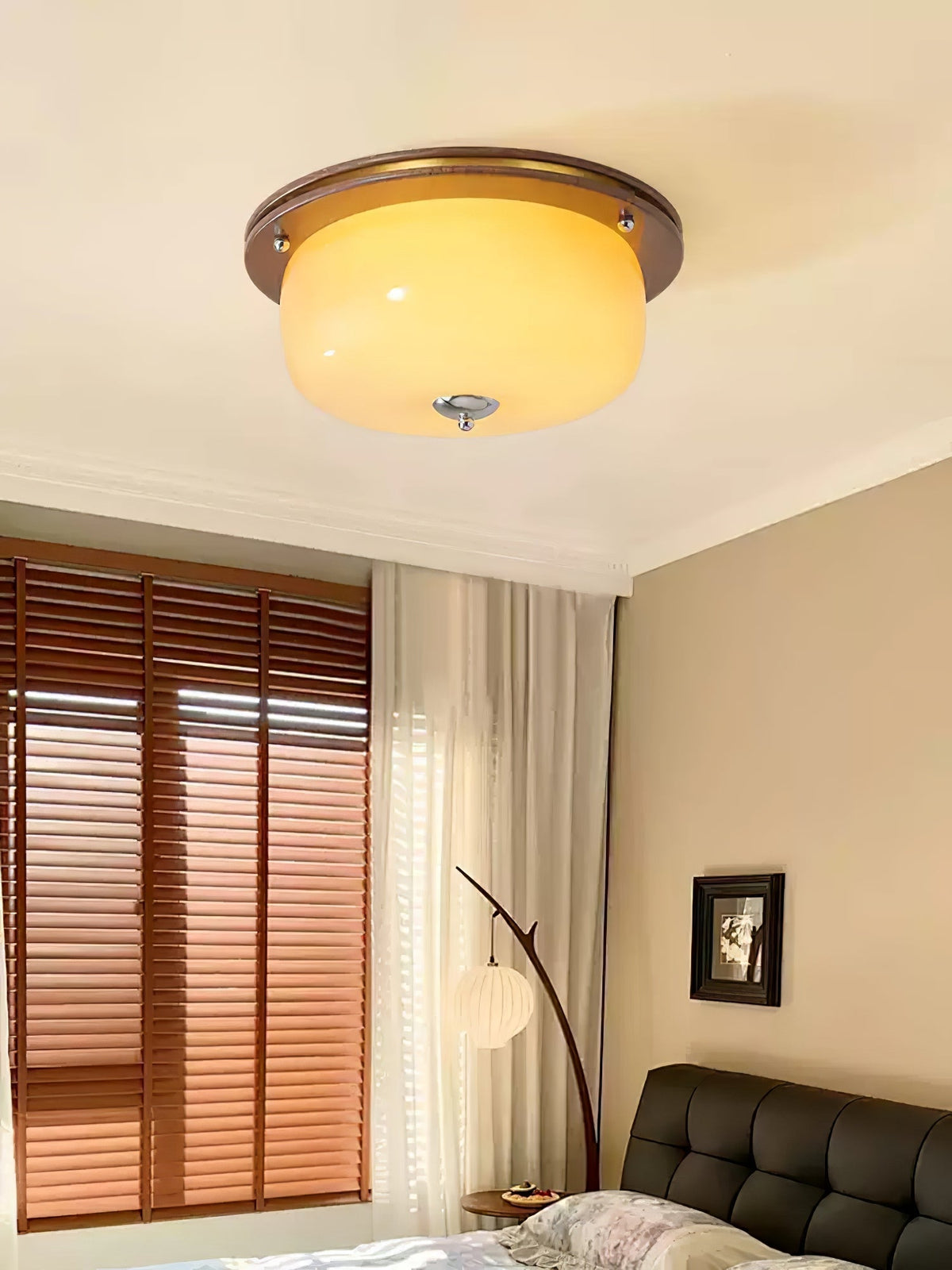 Vetheel Plafonnier Art Nordique Haut de Gamme en Verre Dôme - Neutralighting