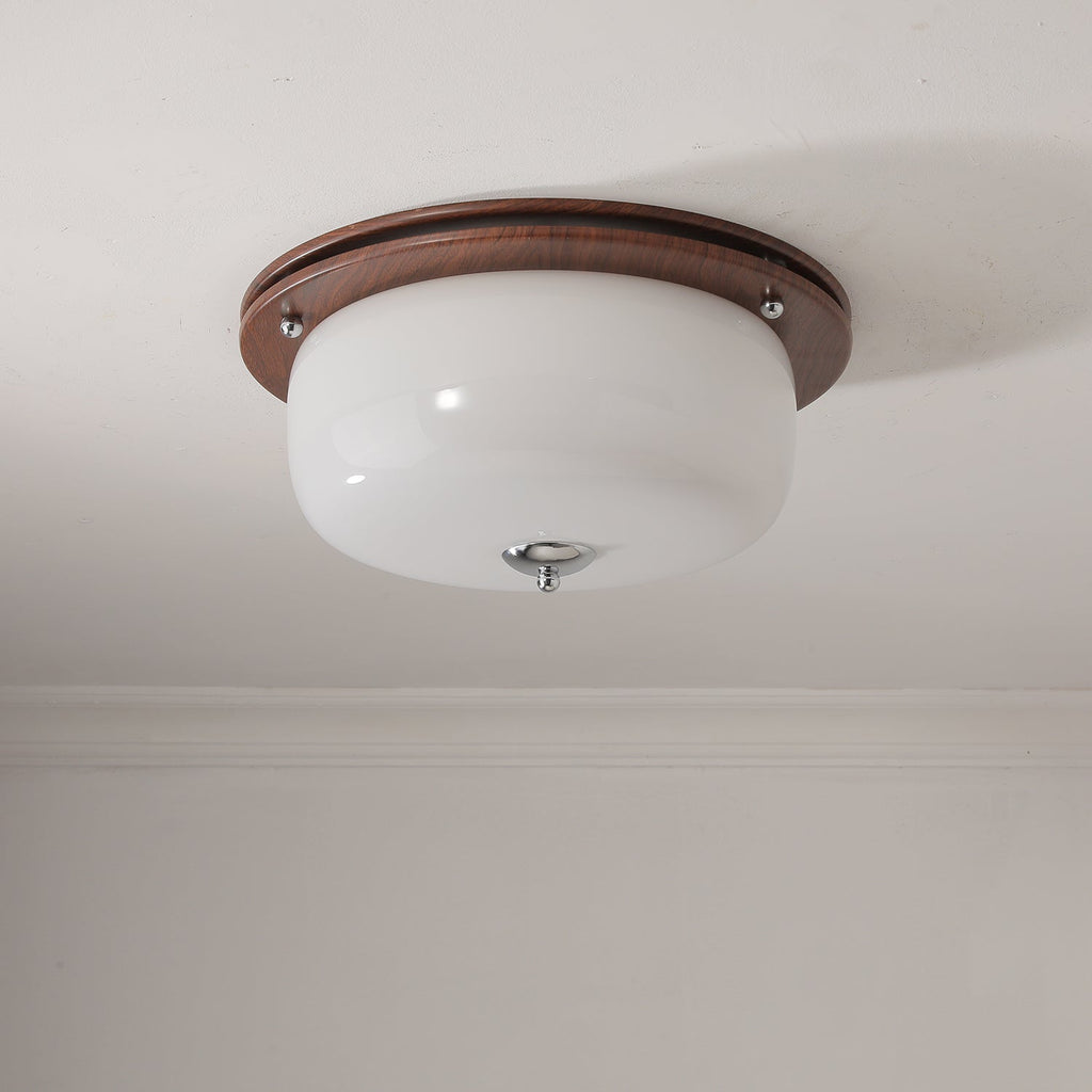 Vetheel Plafonnier Art Nordique Haut de Gamme en Verre Dôme - Neutralighting