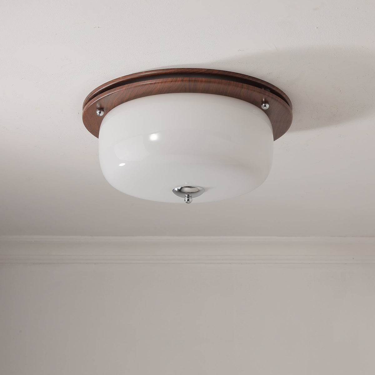 Vetheel Plafonnier Art Nordique Haut de Gamme en Verre Dôme - Neutralighting