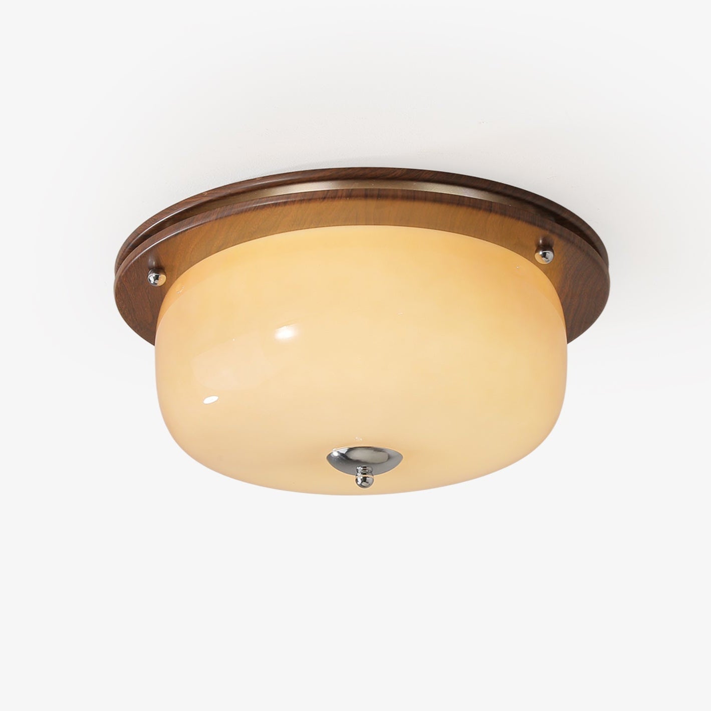 Vetheel Plafonnier Art Nordique Haut de Gamme en Verre Dôme - Neutralighting