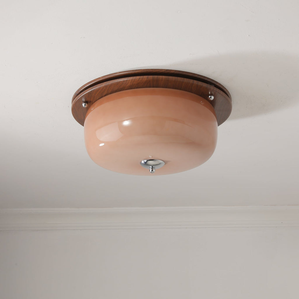 Vetheel Plafonnier Art Nordique Haut de Gamme en Verre Dôme - Neutralighting