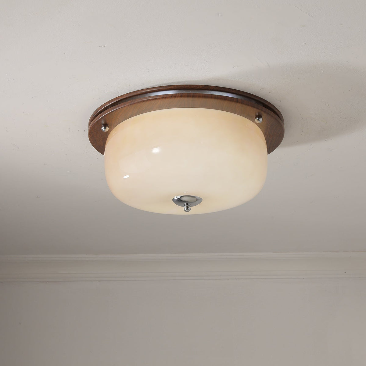 Vetheel Plafonnier Art Nordique Haut de Gamme en Verre Dôme - Neutralighting