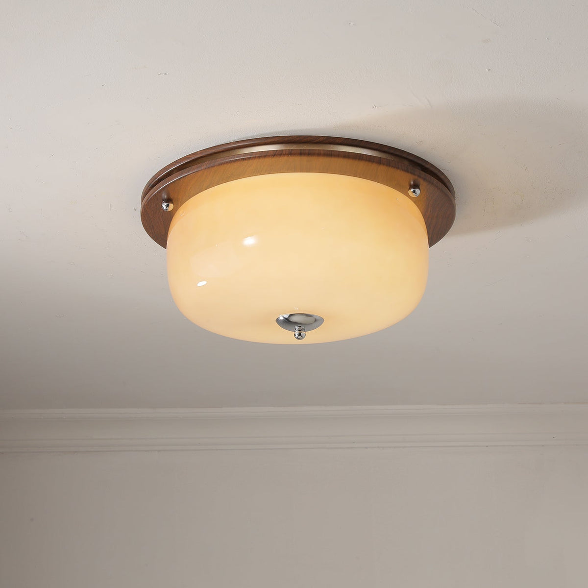 Vetheel Plafonnier Art Nordique Haut de Gamme en Verre Dôme - Neutralighting
