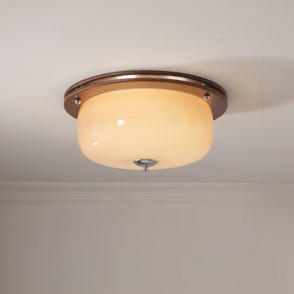 Vetheel Plafonnier Art Nordique Haut de Gamme en Verre Dôme - Neutralighting