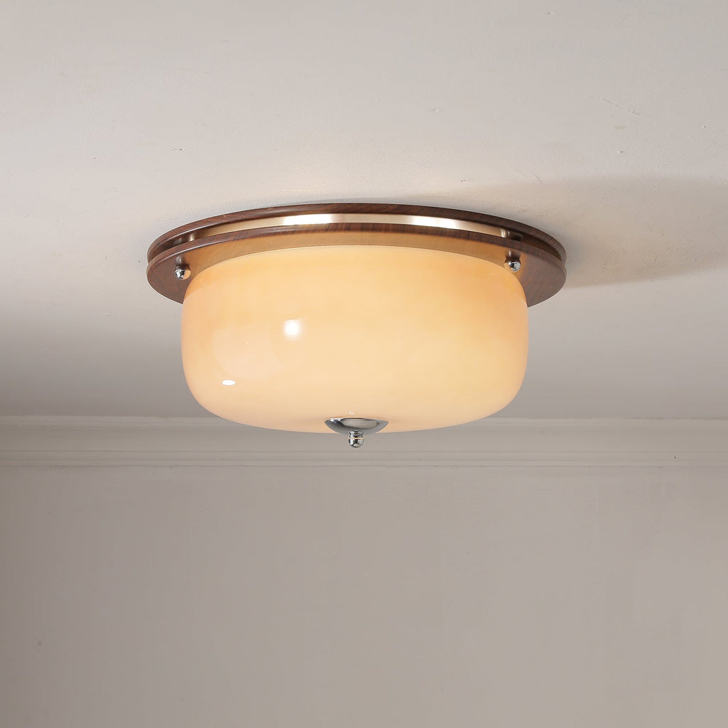 Vetheel Plafonnier Art Nordique Haut de Gamme en Verre Dôme - Neutralighting