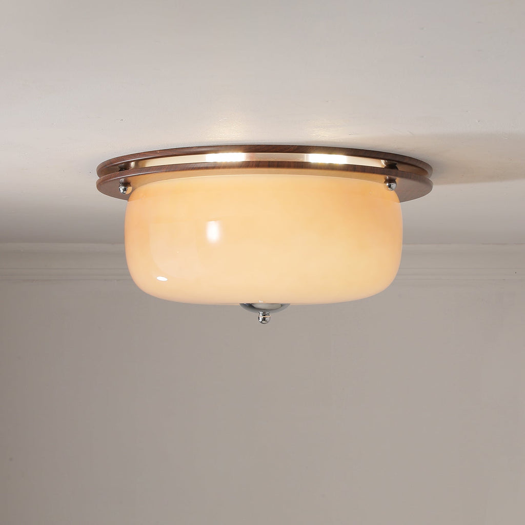 Vetheel Plafonnier Art Nordique Haut de Gamme en Verre Dôme - Neutralighting