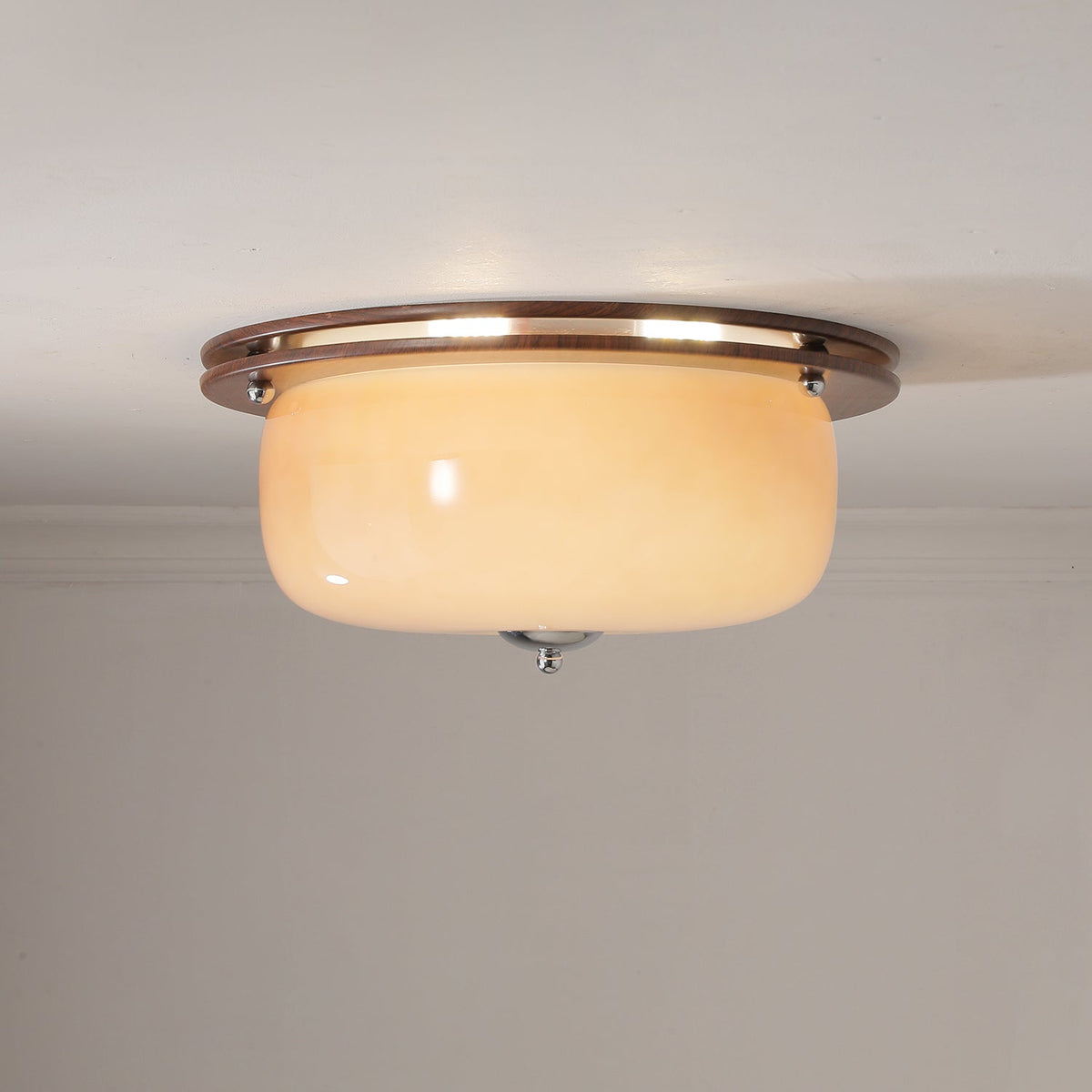 Vetheel Plafonnier Art Nordique Haut de Gamme en Verre Dôme - Neutralighting