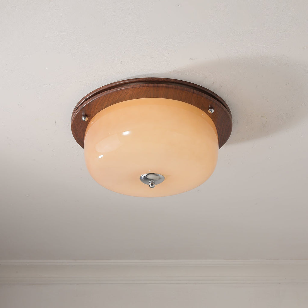 Vetheel Plafonnier Art Nordique Haut de Gamme en Verre Dôme - Neutralighting