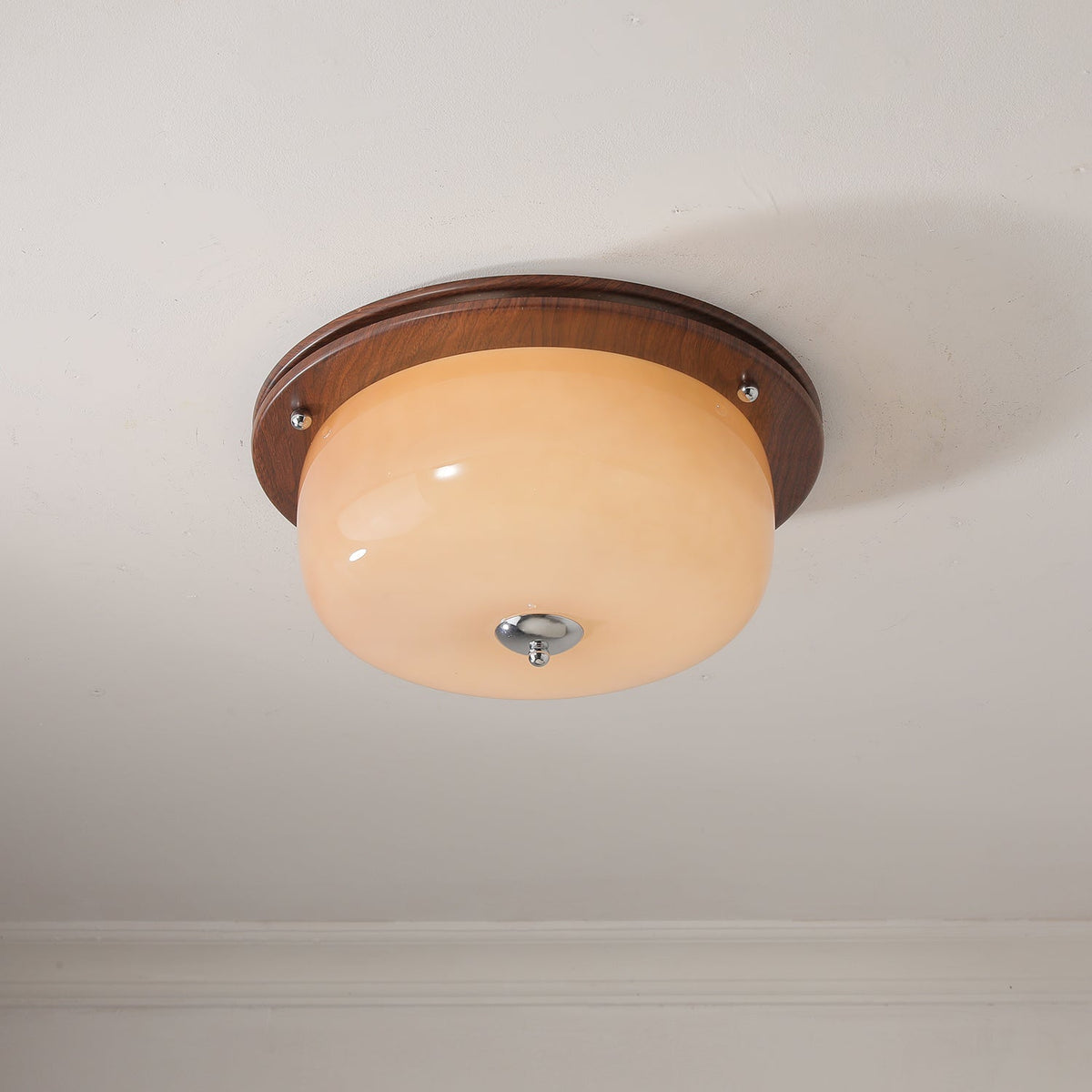 Vetheel Plafonnier Art Nordique Haut de Gamme en Verre Dôme - Neutralighting
