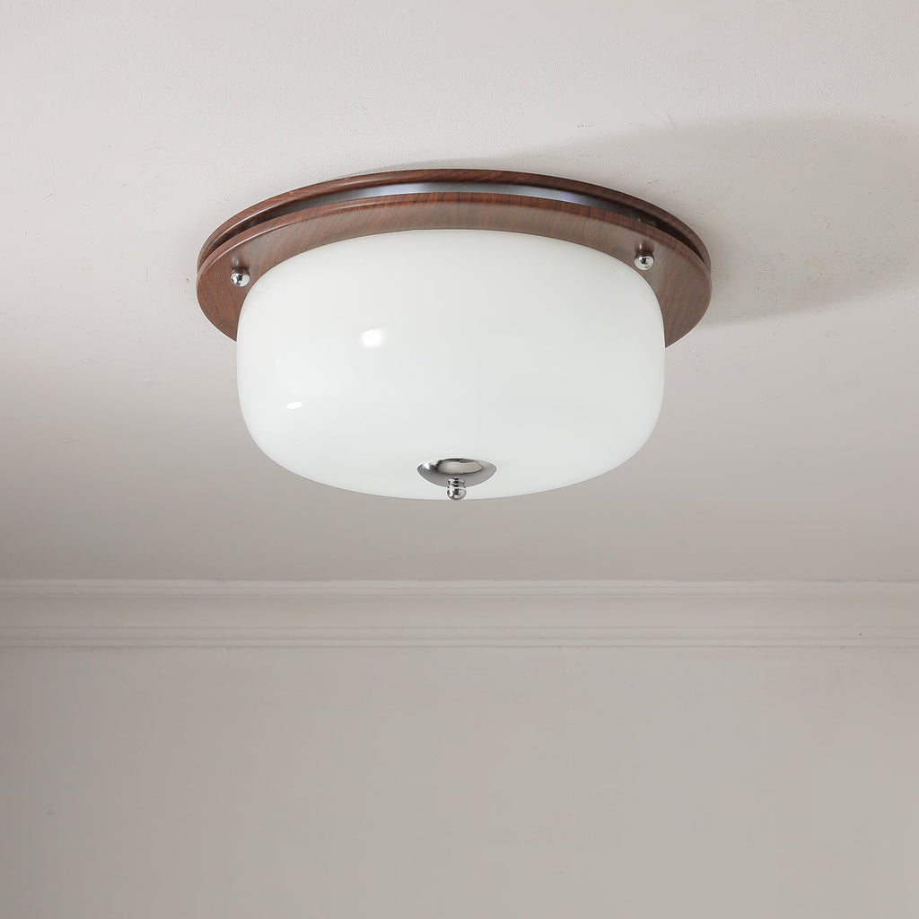 Vetheel Plafonnier Art Nordique Haut de Gamme en Verre Dôme - Neutralighting