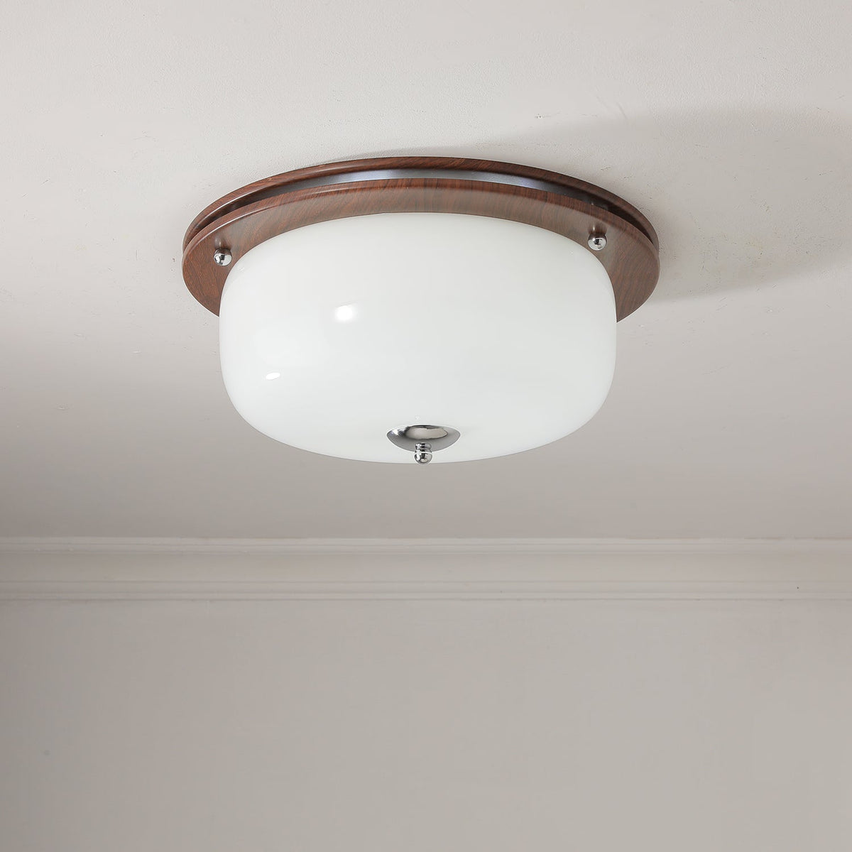 Vetheel Plafonnier Art Nordique Haut de Gamme en Verre Dôme - Neutralighting