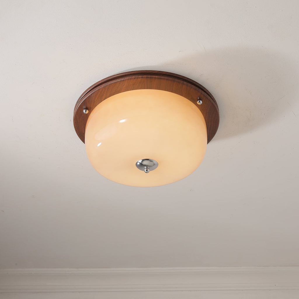 Vetheel Plafonnier Art Nordique Haut de Gamme en Verre Dôme - Neutralighting
