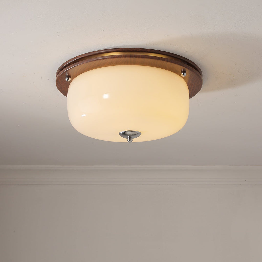 Vetheel Plafonnier Art Nordique Haut de Gamme en Verre Dôme - Neutralighting