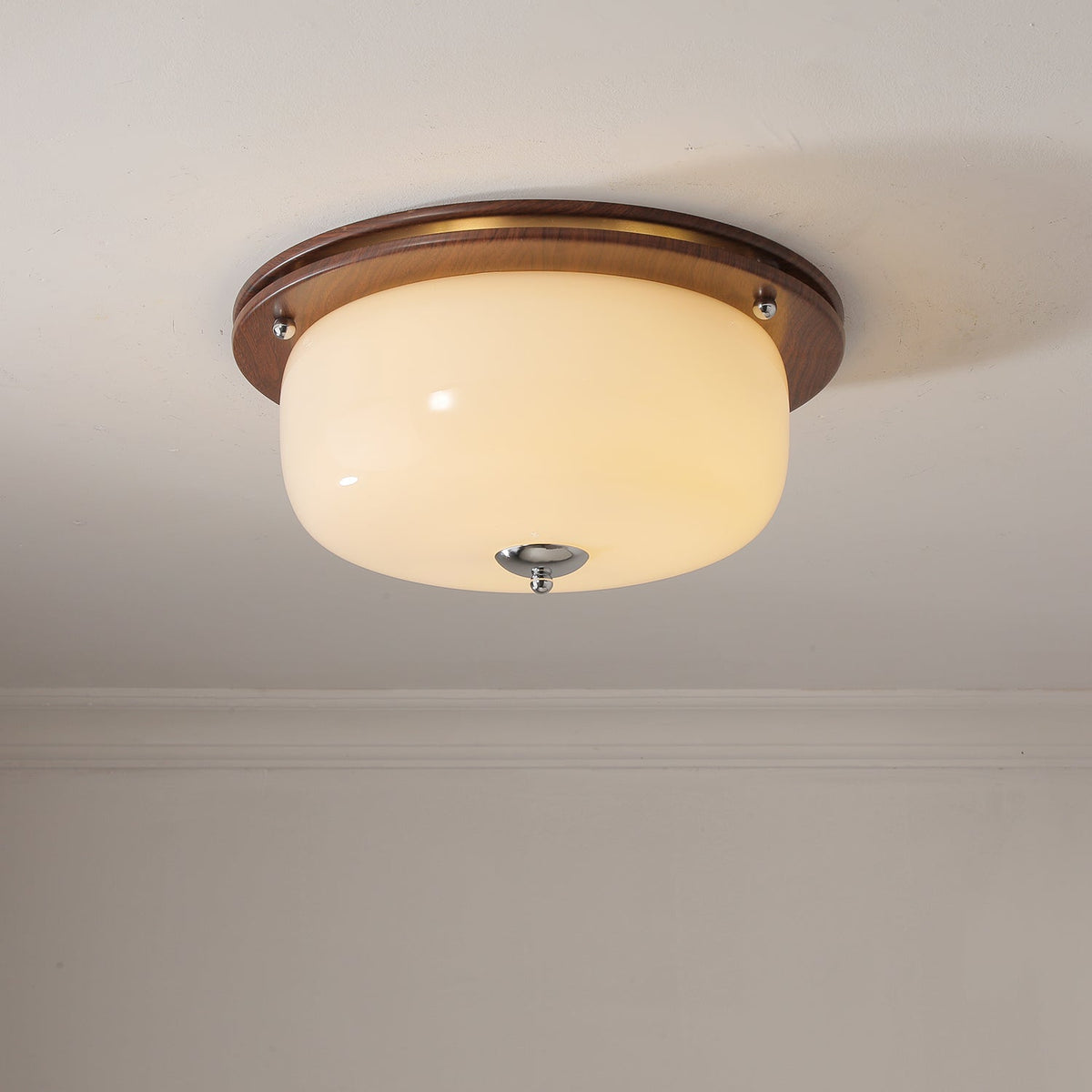 Vetheel Plafonnier Art Nordique Haut de Gamme en Verre Dôme - Neutralighting