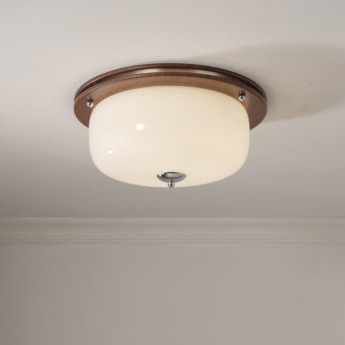 Vetheel Plafonnier Art Nordique Haut de Gamme en Verre Dôme - Neutralighting