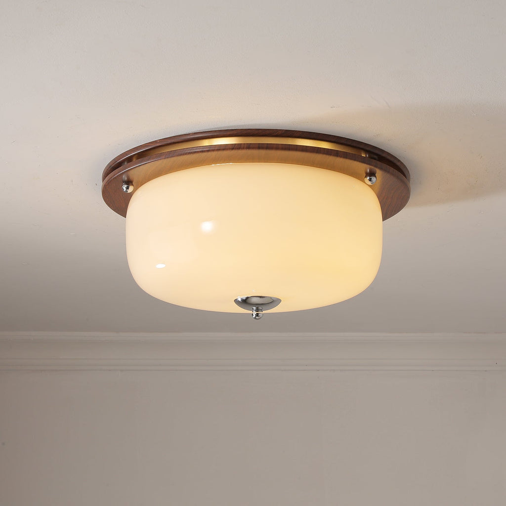 Vetheel Plafonnier Art Nordique Haut de Gamme en Verre Dôme - Neutralighting