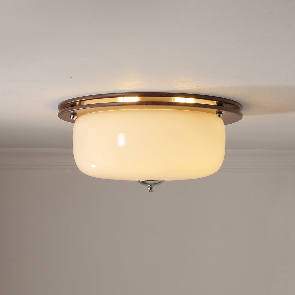 Vetheel Plafonnier Art Nordique Haut de Gamme en Verre Dôme - Neutralighting