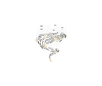 Aetherial Chandelier Feuille en Verre - Neutralighting