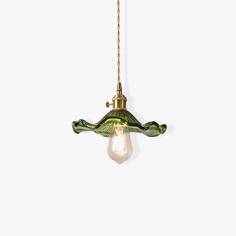 Nerisse Suspension en Verre et Laiton Vintage - Neutralighting