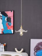 Nerisse Suspension en Verre et Laiton Vintage - Neutralighting