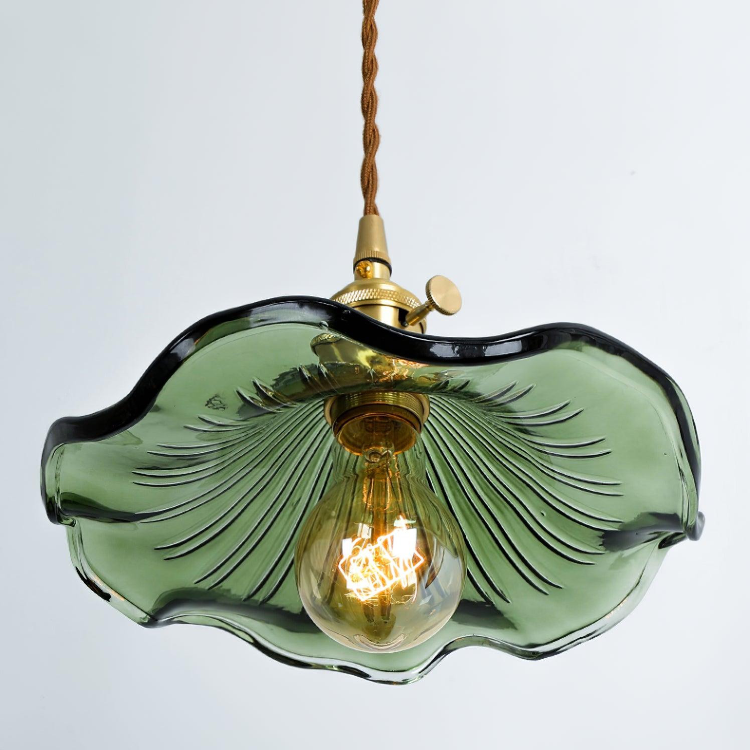 Nerisse Suspension en Verre et Laiton Vintage - Neutralighting